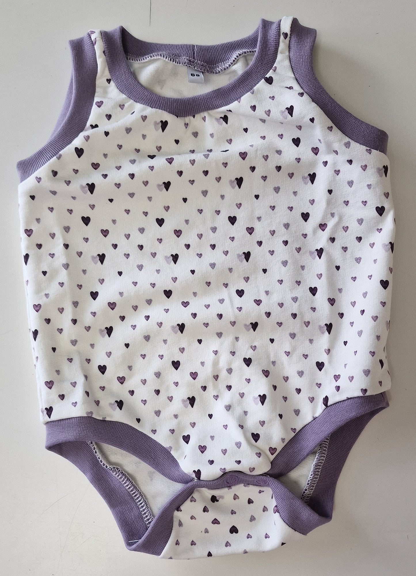 Body Lila-Herzchen